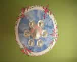 Ceiling decor, opening to Sky and Vine Flowers